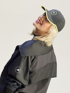 Adidas by Stella McCartney Charcoal with Neon Yellow Trim aSMC Run Cap